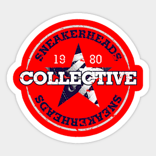 Sneakerheads Collective White Blue Badge Sticker